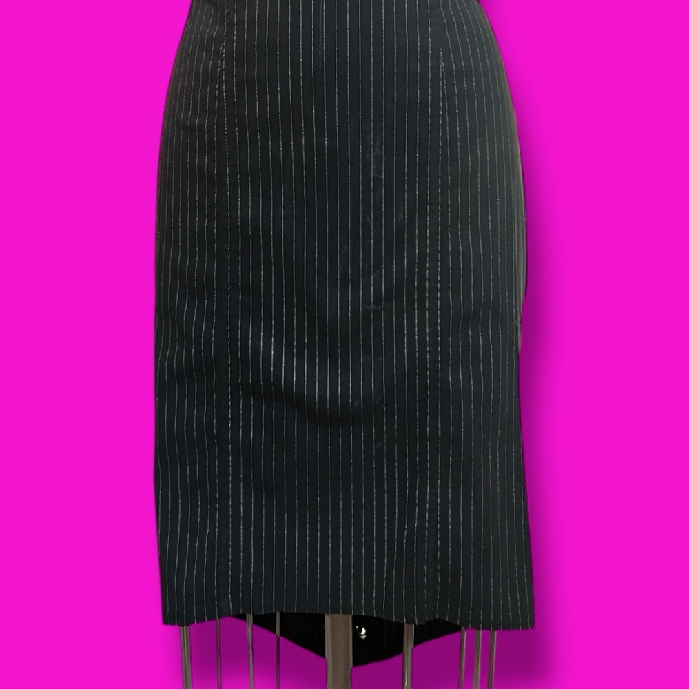 ❗️SOLD❗️LIP SERVICE Vintage Gangsta Pranksta Corset Back Laced Pencil Skirt Rare